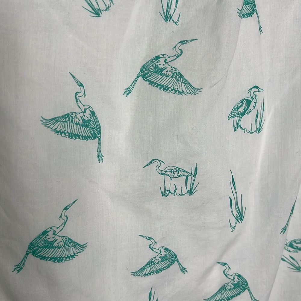 Mountain Warehouse Country to Coast 100% Cotton Crane Bird Print Top size 10 - Picture 14 of 15